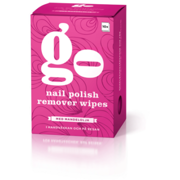 GO Kynsilakan poistopyyhkeet kynsinauhoja hoitava 10 kpl