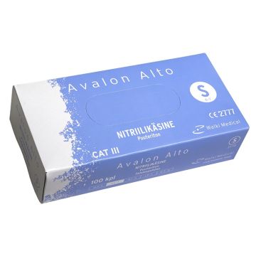 Avalon Alto nitriilikäsine S 100 kpl