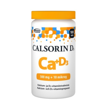 Calsorin 500 mg + D3 10 mikrog 100 tabl