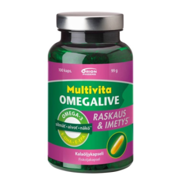Multivita Omegalive raskaus&imetys 100 kaps