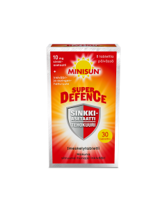 Minisun Super Defence Sinkkiasetaatti Sitruuna-Hunaja-Inkivääri 30 tabl