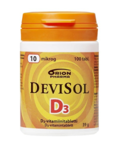 Devisol 10 mikrog imeskelytabletti 100 kpl