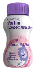 Fortini Compact multi fibre mansikka 4x125 ml