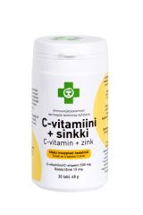 APTEEKKI C-vitamiini + sinkki trooppiset hedelmät 30 tabl