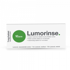 Lumorinse tabletti Lumoral-hoitoa varten 10 tabl