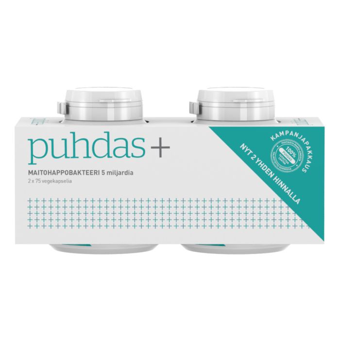 1000017028_Puhdas_Maitohappobakt_5Mrd_tuplapk_2x75_kpl_pakkauskuva_Pakkauskuva17020_jpg